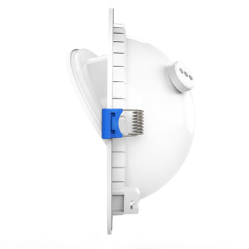 The 6" Selectable Slim Downlight with Night Light seamlessly fits into your ceiling with a low-profile look.